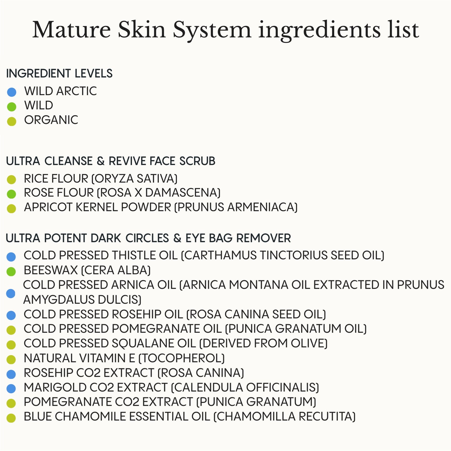 La gamme complète anti-âge naturel - FROYA ORGANICS